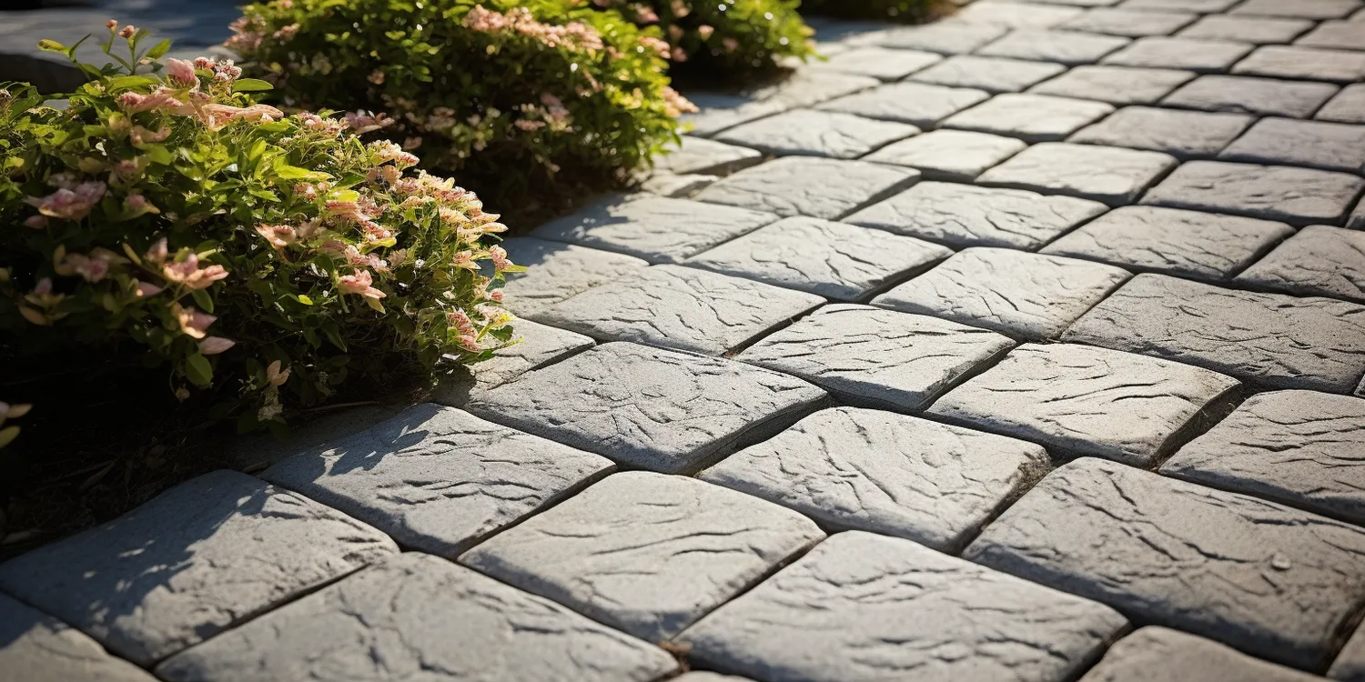 Podjazd z brukowanej kostki