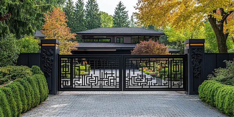 Polnische Gartenzäune