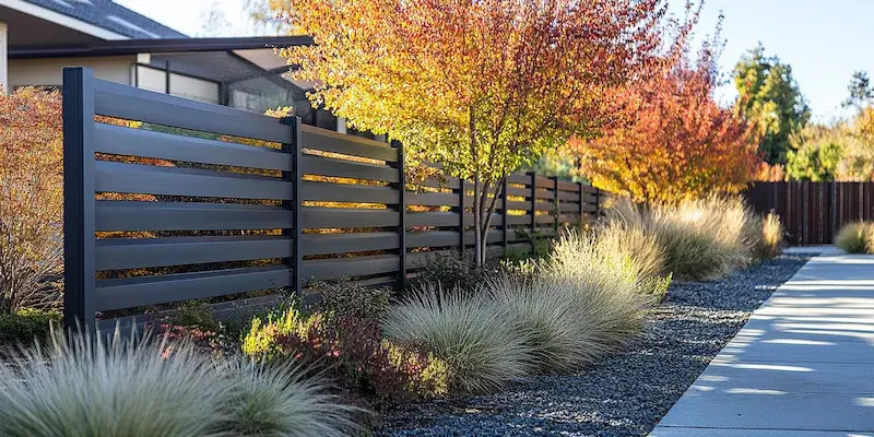 Metallzaun aus Polen
