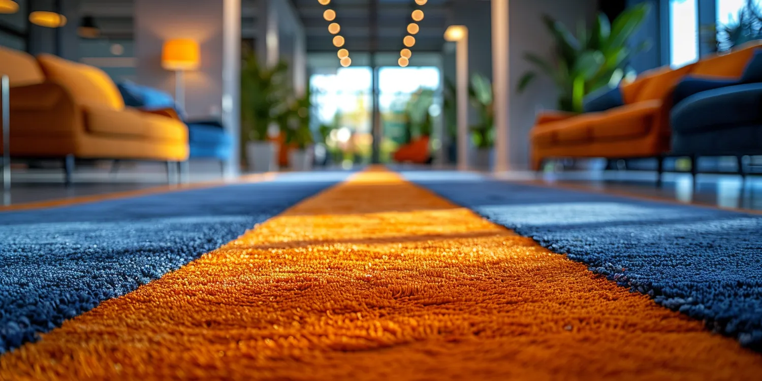 Wszechobecne plamy na wykładzinie biurowej